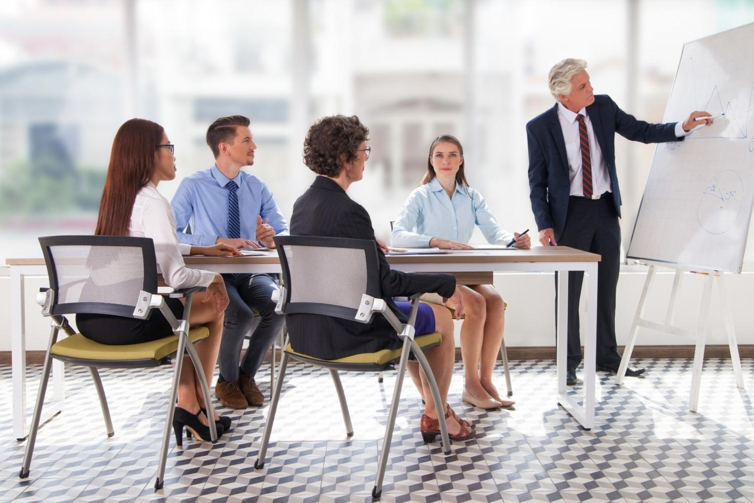 Financial planning consultation workspace showing budget documents and analysis tools